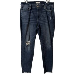 Lane Bryant Flex Magic Waistband Signature Fit High Tise Skinny Jean Distressed